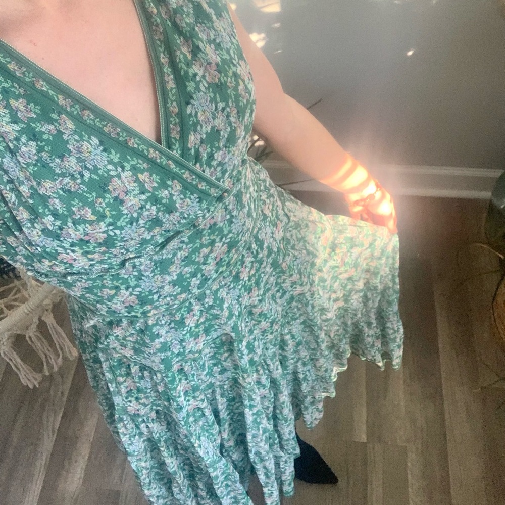 garden tea party maxi